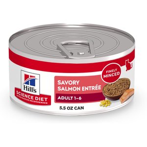 HILL'S SCIENCE DIET Adult Indoor Salmon & Vegetable Medley Minced