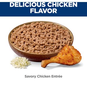 Hill's Science Diet Senior Adult 7+ Savory Chicken Entree Wet Cat Food, 5.5-oz can, case of 24