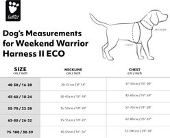 Hurtta Weekend Warrior Harness II Eco Dog Harness, Ruby, 29 to 39-in chest slide 2 of 6
