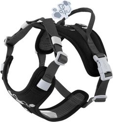 Hurtta Weekend Warrior Harness II Eco Dog Harness, Raven, 29 to 39-in chest slide 1 of 6