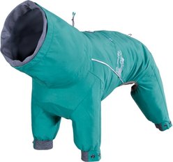 Hurtta Mudventure ECO Dog Raincoat, Peacock, 18M
