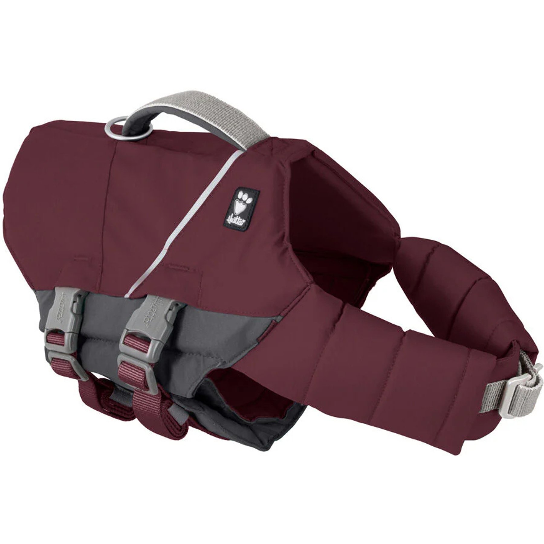 Hurtta Life Savior Reflective Dog Raincoat, Eggplant, 10-20 lbs