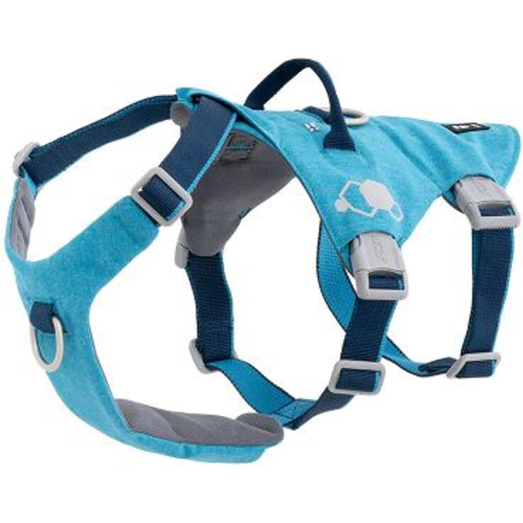 Hurtta Safeguard Dog Harness, Ocean, 29 to 37-in chest