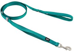 Hurtta Weekend Warrior Standard Dog Leash, 6-ft long, 3/4-in wide, Peacock