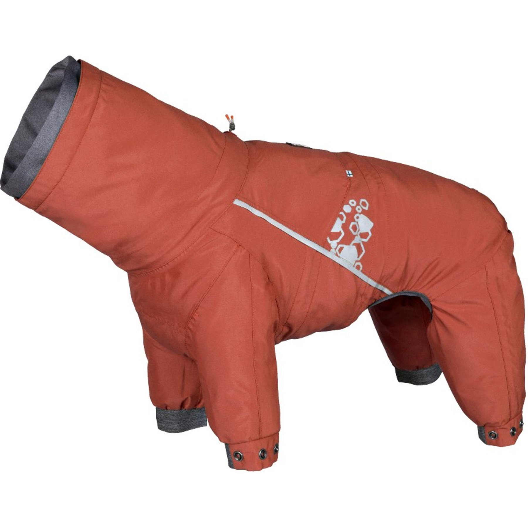 Hurtta Mudventure Dog Raincoat, Cinnamon, 10S