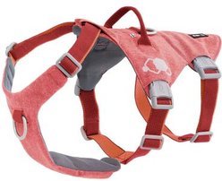 Hurtta Safeguard Dog Harness ECO, Strawberry, 29 to 37-in chest