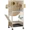 Show in main carousel: Twinsing Luxury Villa Iron Bird Cage with Breeding Box, White slide 1 of 7