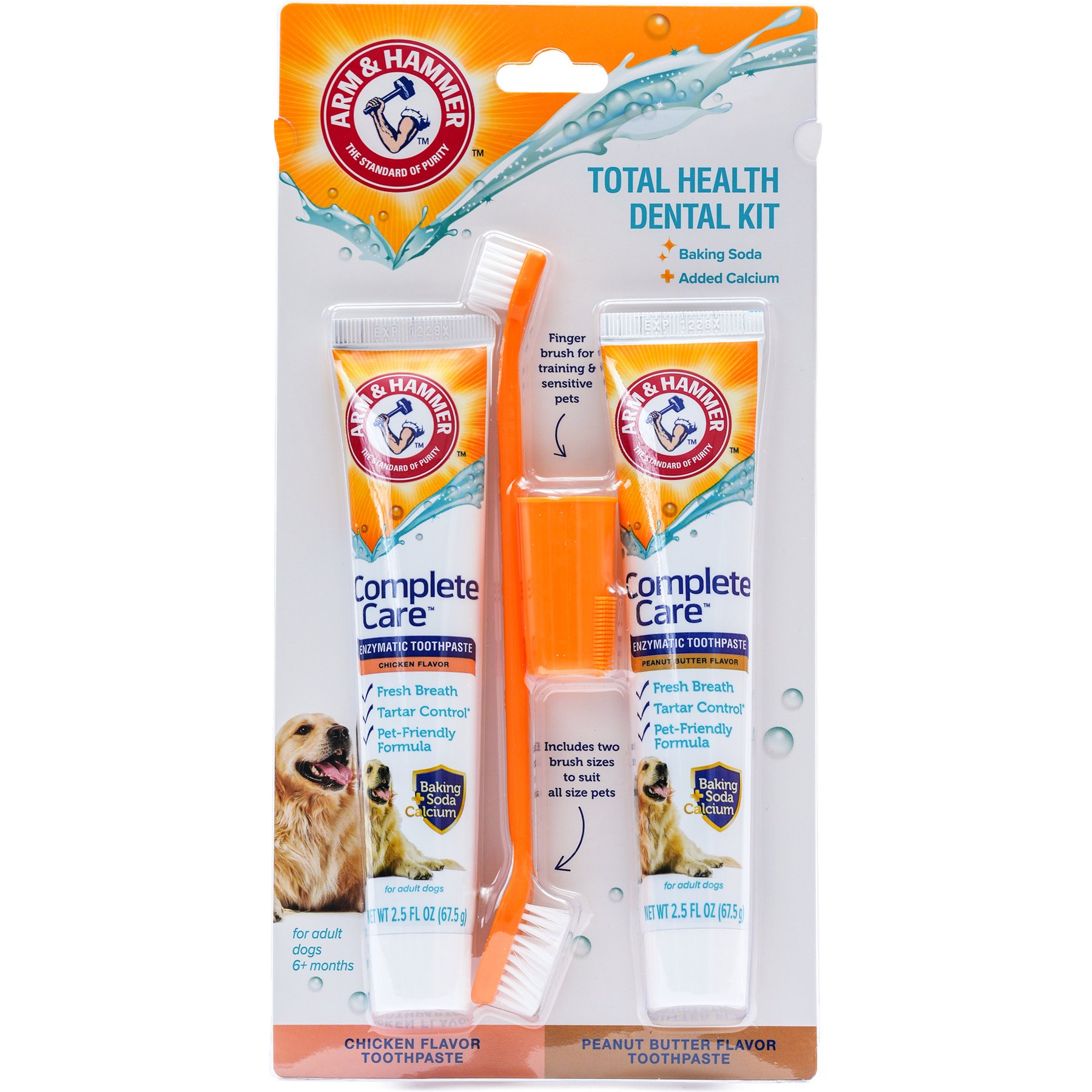 Arm & Hammer Products Complete Care Chicken & Peanut Butter Flavored Dog Dental Kit