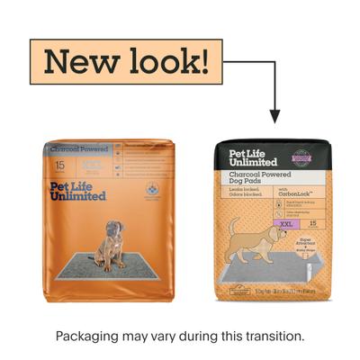 Show full view: Pet Life Unlimited Charcoal Dog Pee Pads, XX-Large: 29.5 x 35-in, 15 count, Unscented slide 2 of 9