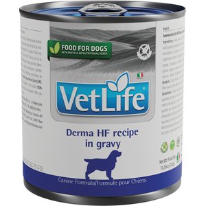 FARMINA VET LIFE Derma HF Canine Wet Dog Food, 10.58-oz can, case
