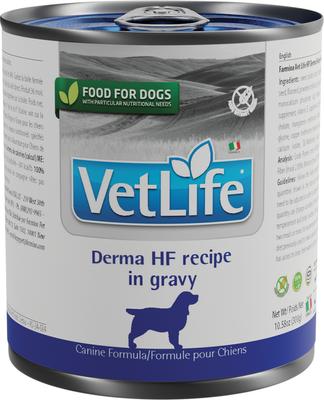 FARMINA VET LIFE Derma HF Canine Wet Dog Food, 10.58-oz can, case