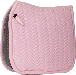 Horze Velvet Wave Dressage Horse Saddle Pad, Horse, Barely Pink