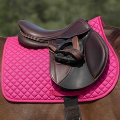 Equinavia Harstad Pony All Purpose Saddle Pad, Pink Flambe slide 2 of 6