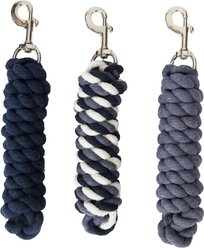 Horze Horse Lead Rope Set, 3 count, Odyssey Navy