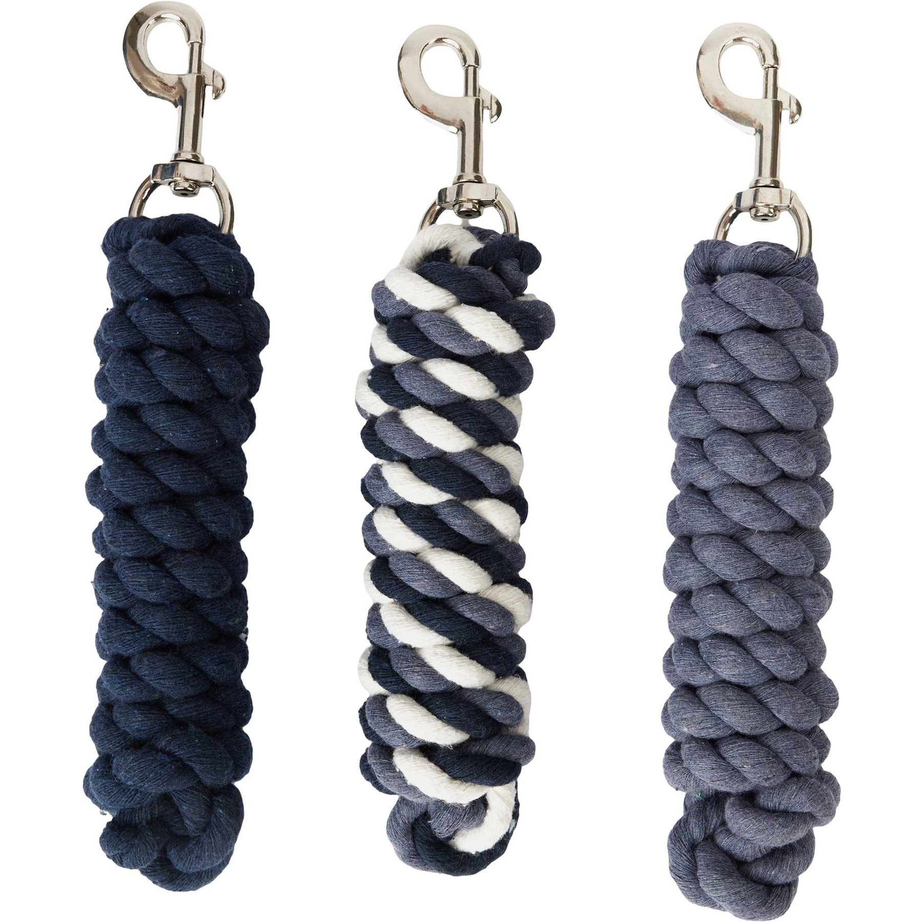 Horze Horse Lead Rope Set, 3 count, Odyssey Navy