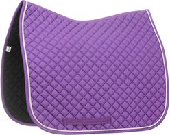 Equinavia Voss Dressage Saddle Pad & Bonnet Set, Deep Lavender/Lavender