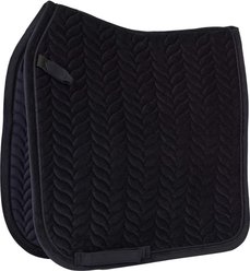 Horze Velvet Wave Dressage Horse Saddle Pad, Horse, Odyssey Navy