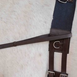 Equinavia Saga Elastic Horse Side Reins, Chocolate Brown slide 2 of 4