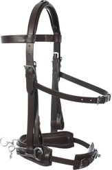 Equinavia Saga Horse Lunge Cavesson, Chocolate Brown, Horse