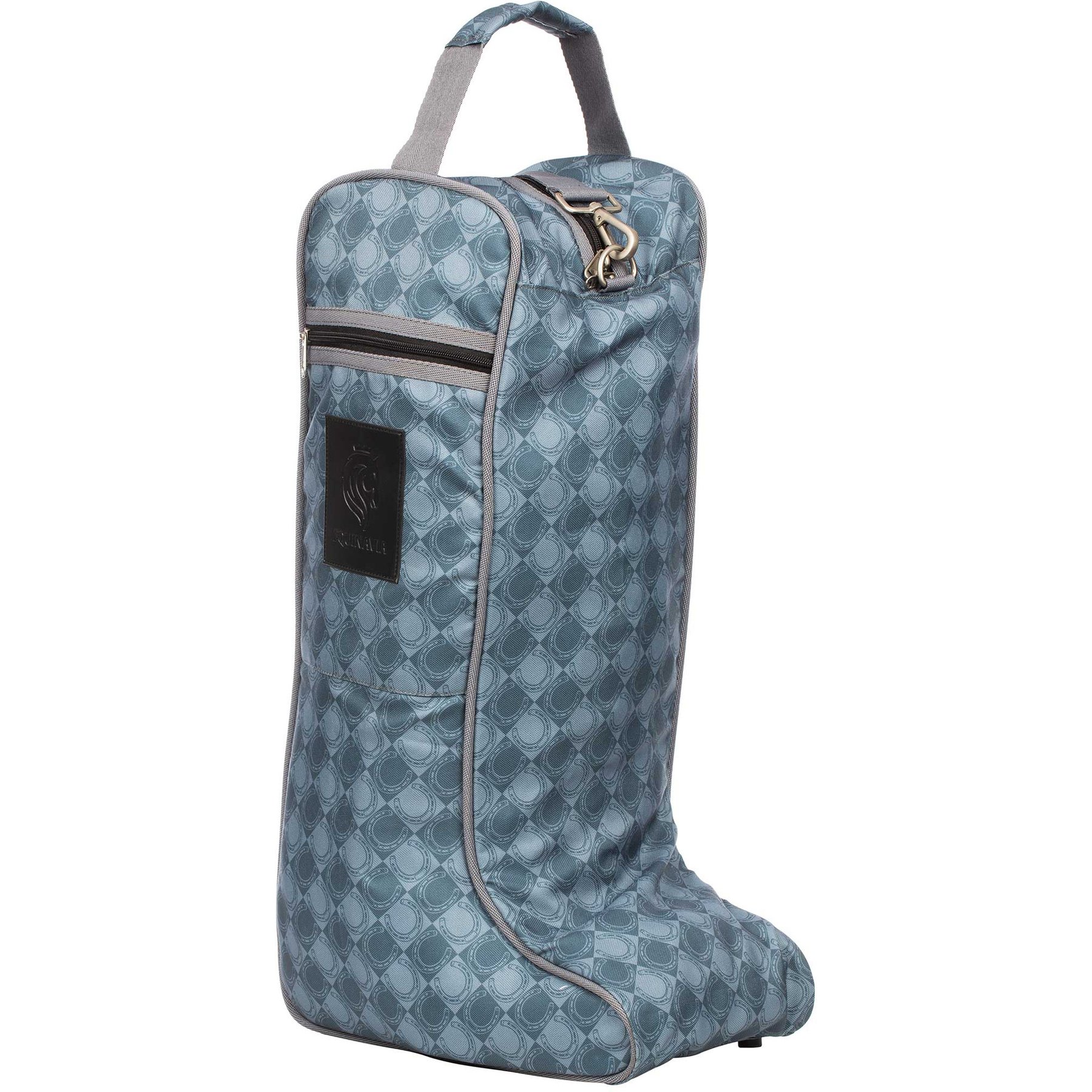 Equinavia Darby Boot Bag, Dark Grey/Light Grey