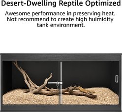 Unipaws Reptile Terrarium, Black, 47-in, 110-gal slide 2 of 6