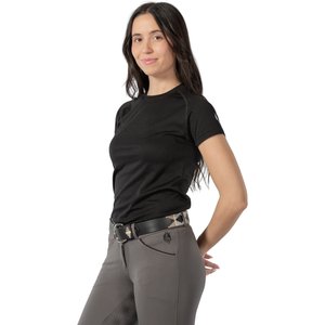 Equinavia Siri Polo Horse Riding Belt, Black/Rain Cloud, Small