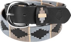 Equinavia Siri Polo Horse Riding Belt, Black/Rain Cloud, Small