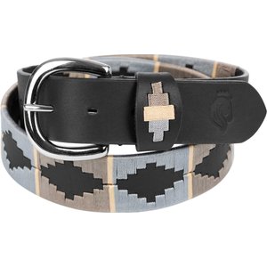 Equinavia Siri Polo Horse Riding Belt, Black/Rain Cloud, Small
