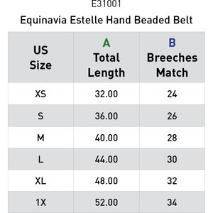 Equinavia Estelle Hand Beaded Horse Riding Belt, Dark Brown/Light Olive, Large