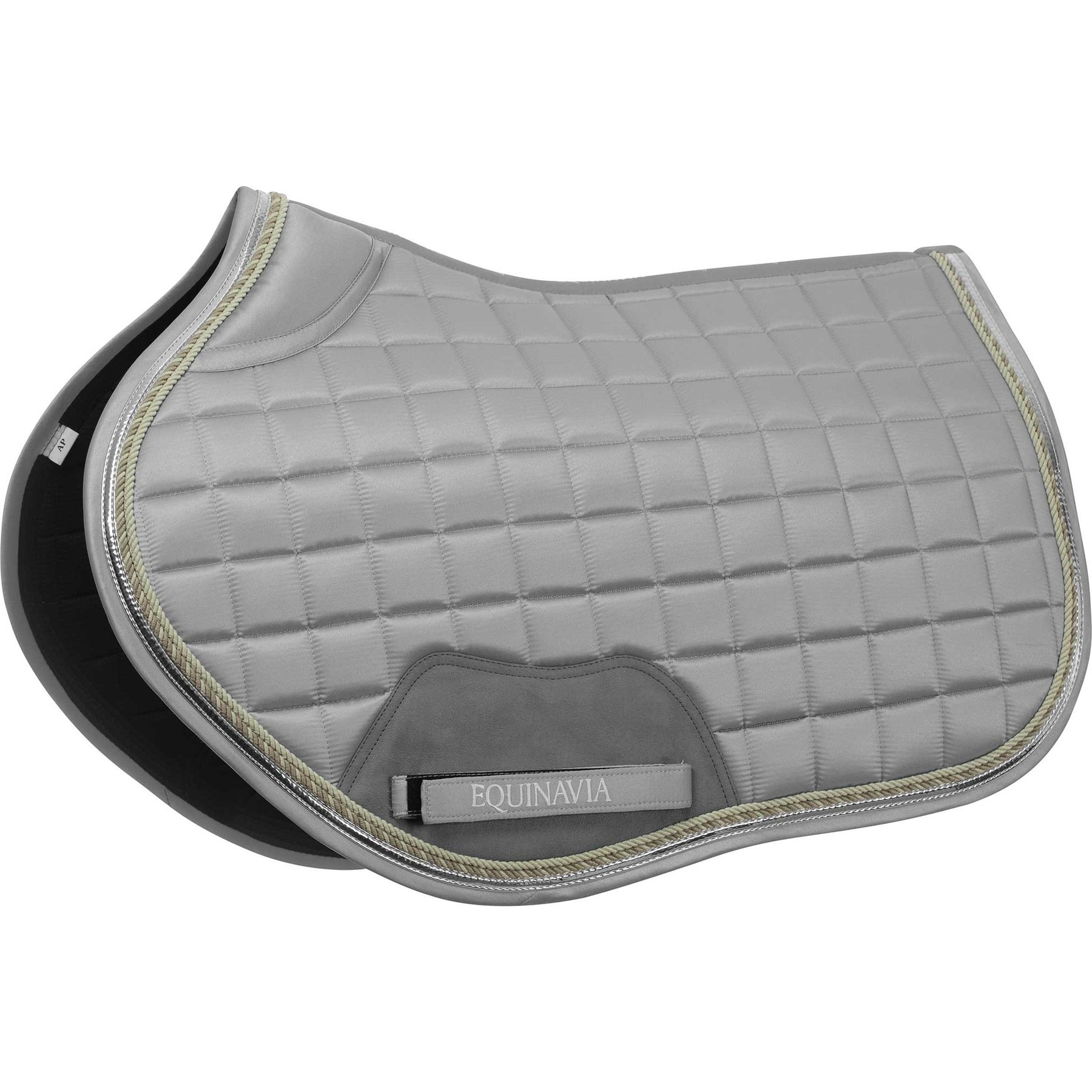 Equinavia Copenhagen Stay Put All Purpose Saddle Pad, Slate Grey, Horse