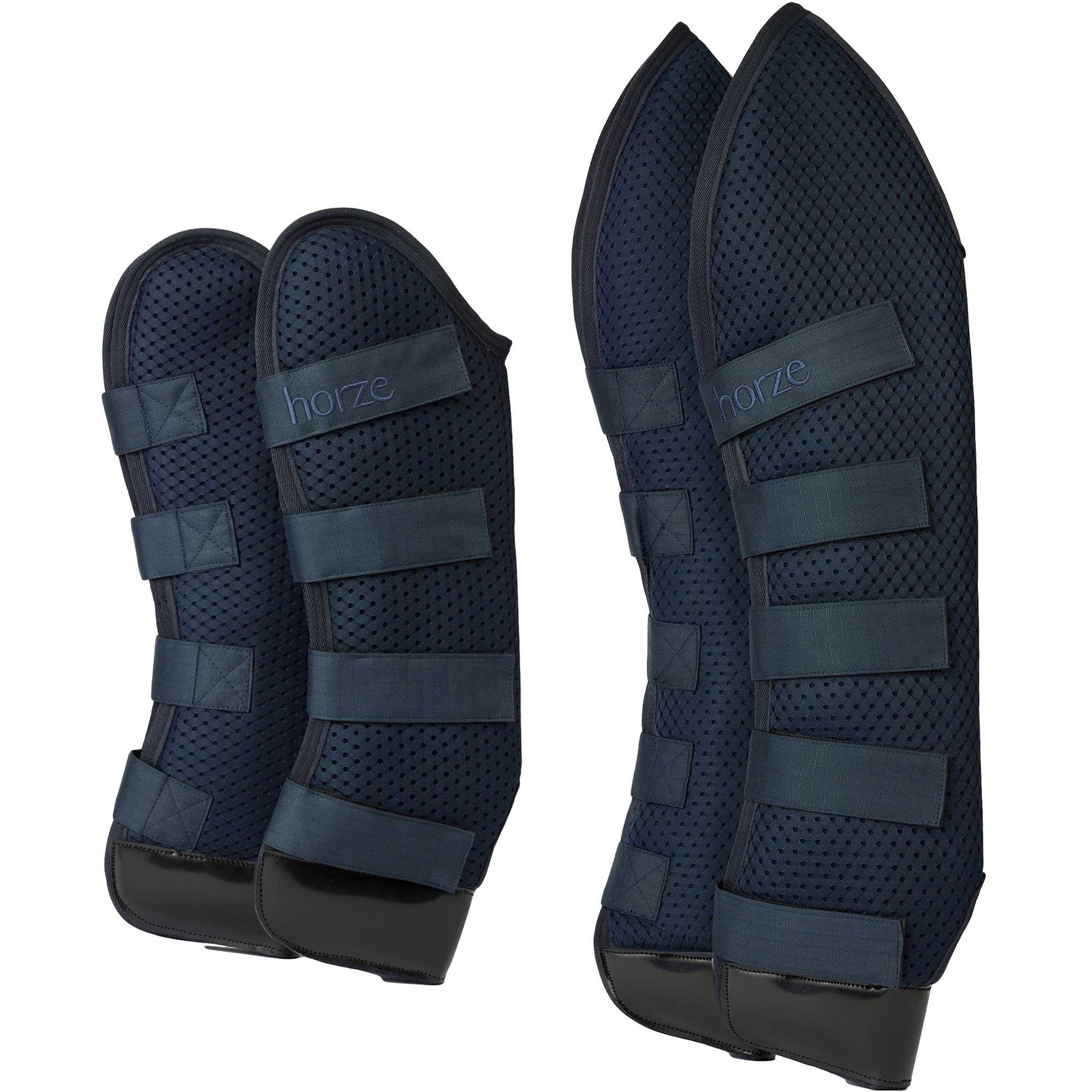 Horze 3D Air Mesh Horse Shipping Boots, Odyssey Navy, Cob