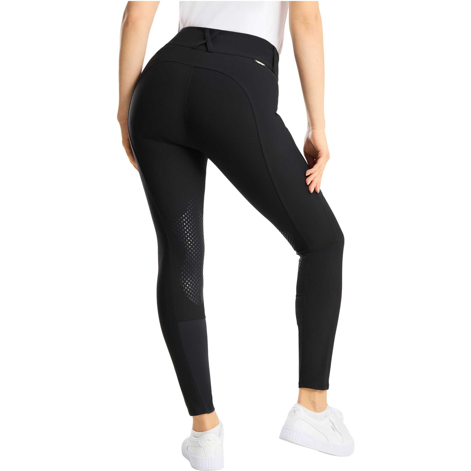 Horze Grand Prix Pro Women's Knee Patch Breeches, Black, 30