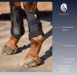 Equinavia Balder Brushing Horse Boots, Pink Flambe, Small slide 2 of 4