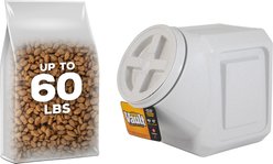 Gamma2 Vittles Vault Stackable Pet Food Storage, Gray, 60-lb slide 1 of 4