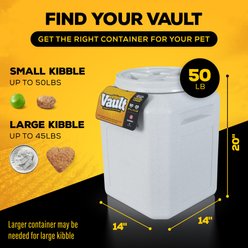 Gamma2 Vittles Vault Pet Food Storage, Gray, 50-lb slide 2 of 3