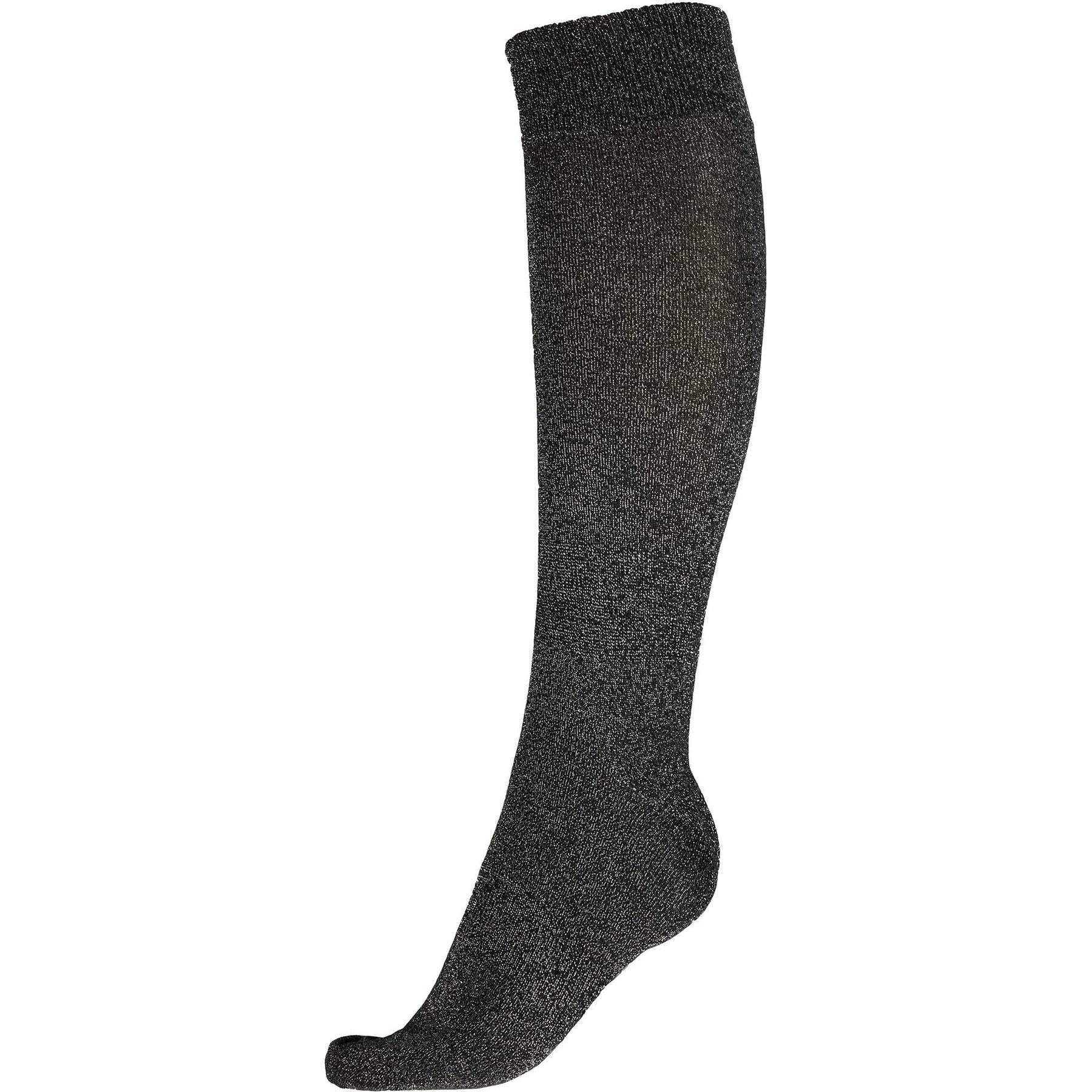 B Vertigo Shimmer Bamboo Riding Socks, Black Beauty, W 8.5-10