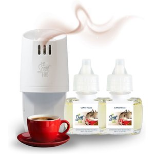 Scent Fill Coffee House Plug In Dog Air Freshener Kit, 20-mL bottle, 3 count