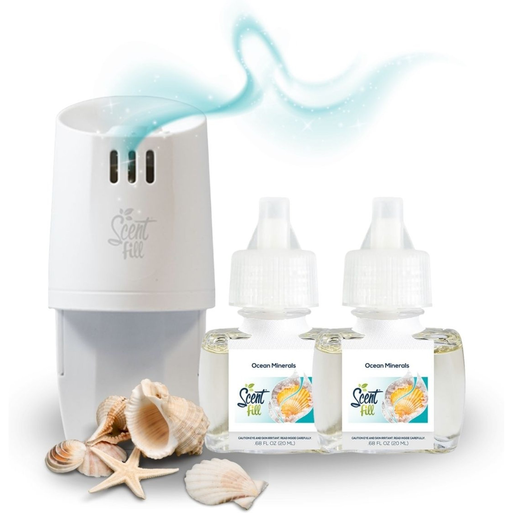 Scent Fill Ocean Minerals Plug In Dog Air Freshener Kit, 20-mL bottle, 3 count