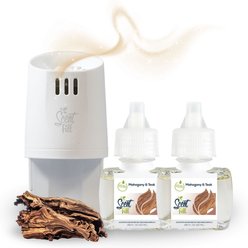 Scent Fill Mahogany & Teak Plug In Dog Air Freshener Kit, 20-mL bottle, 3 count