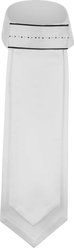 Equinavia Bria Pre-Tied Stock Show Riding Tie, White/Black