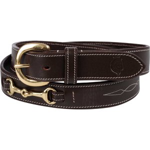 Equinavia Filippa Fancy Stitch Bit Horse Riding Belt, Brown, 1X