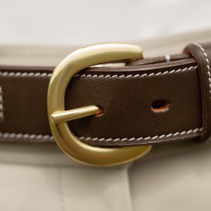 Equinavia Filippa Fancy Stitch Bit Horse Riding Belt, Brown, 1X