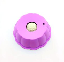 GroovyPets Anti-Slip Stable & Non-Skid Plastic Slow Feeder Dog Bowl, Medium: 0.8-cup, Purple slide 1 of 7
