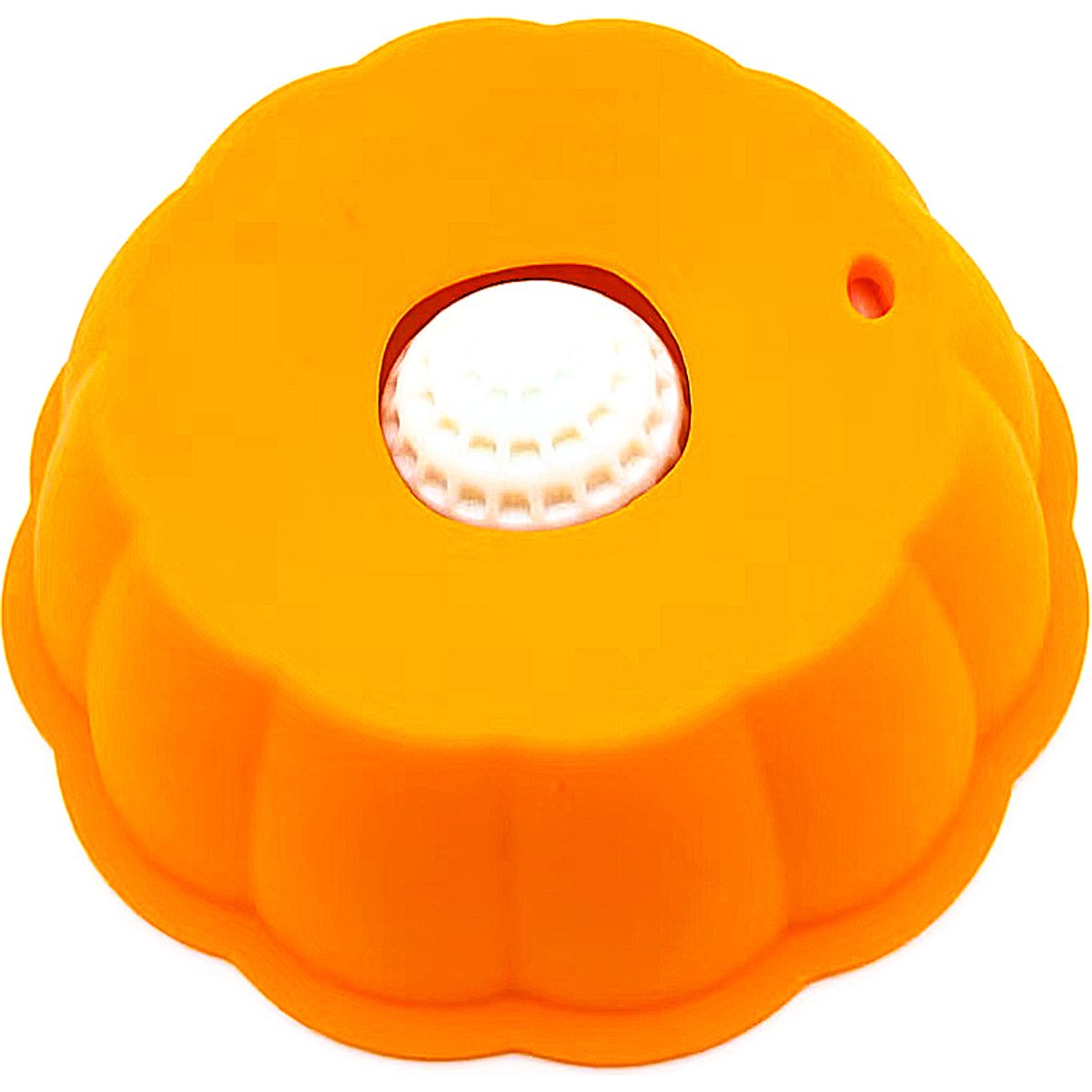 GroovyPets Anti-Slip Stable & Non-Skid Plastic Slow Feeder Dog Bowl, Medium: 0.8-cup, Orange
