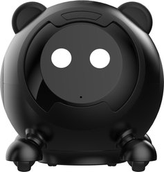 Shele Will AI Interactive Voice-Activated 3-in-1 Moving Laser & Feather Teaser Motion Toy with 10+ Sounds Robot Cat, Black