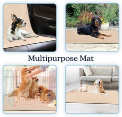 Pet Adobe Washable Dog Crate Mat, Large: 72 x 72-in, Beige slide 2 of 8