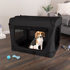 Pet Adobe Collapsible Soft-Sided Dog Crate, Black slide 2 of 7
