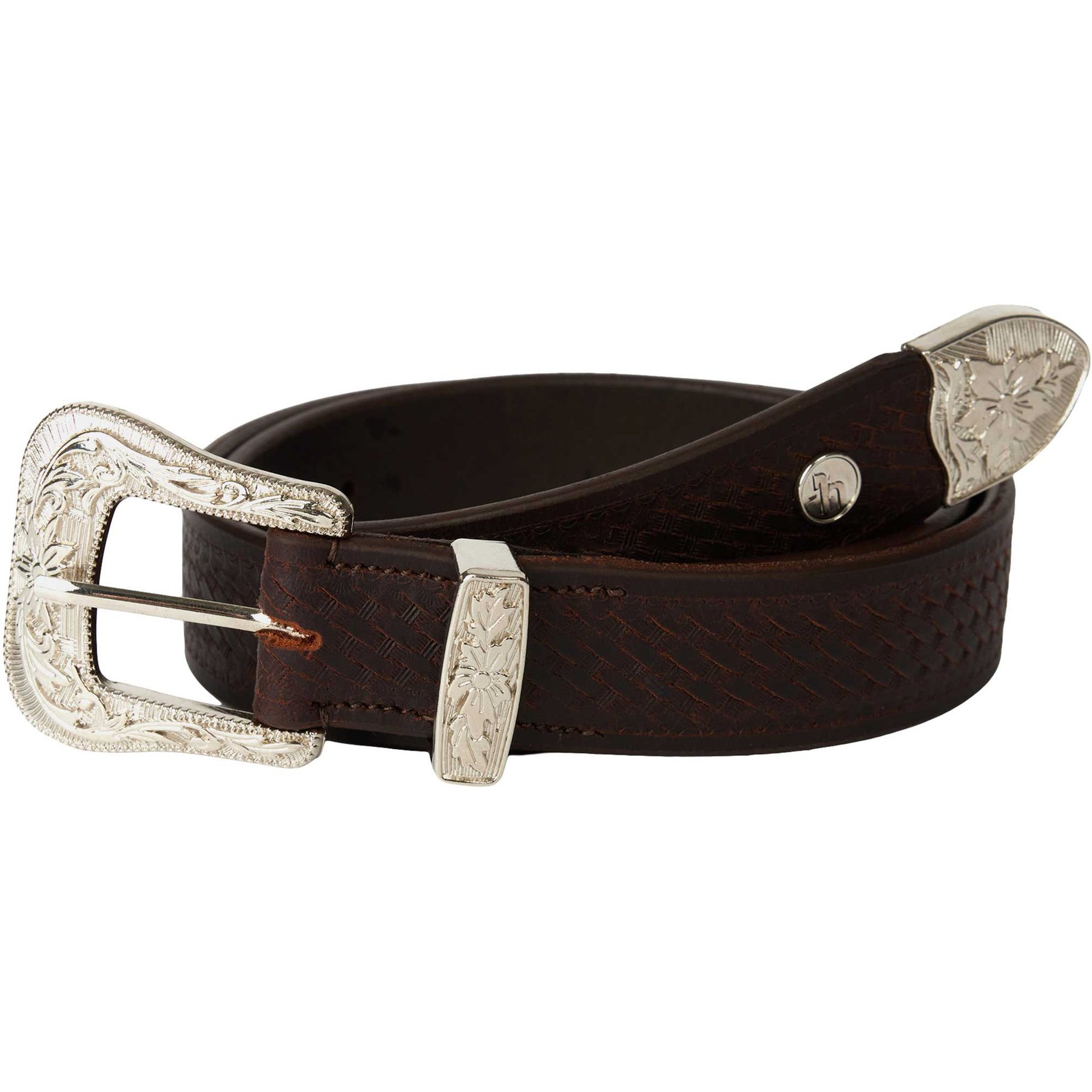 Horze Blaze Western Leather Horse Riding Belt, Brown, 34