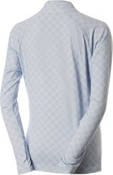 Equinavia Selma Women's Long Sleeve Horse Sun Shirt, Light Grey/Lavender, Large slide 2 of 7