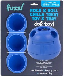 Fuzzl Rock & Roll Chilla Dog Chew Toy, Blue slide 2 of 5